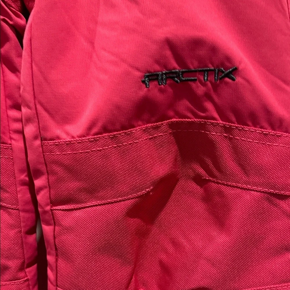 Arctix Kids Dark Pink Snow Pants - Picture 6 of 10